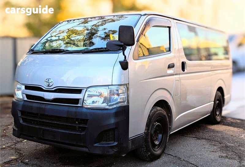 Silver 2013 Toyota HiAce Commercial R