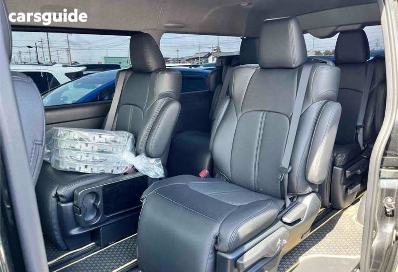 Black 2022 Toyota HiAce Commercial FINE TECH TOURER GL