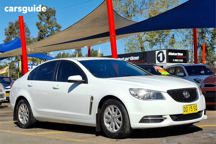 White 2015 Holden Commodore Sedan EVOKE R