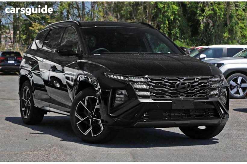 Black 2025 Hyundai Tucson SUV ELITE N LINE F