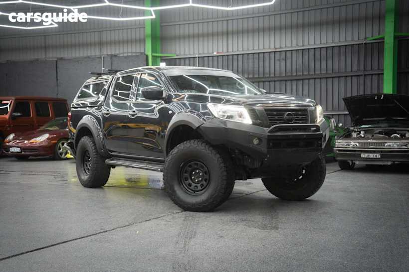 Black 2018 Nissan Navara Ute Tray ST-X R