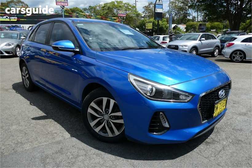 Blue 2017 Hyundai I30 Hatchback Active