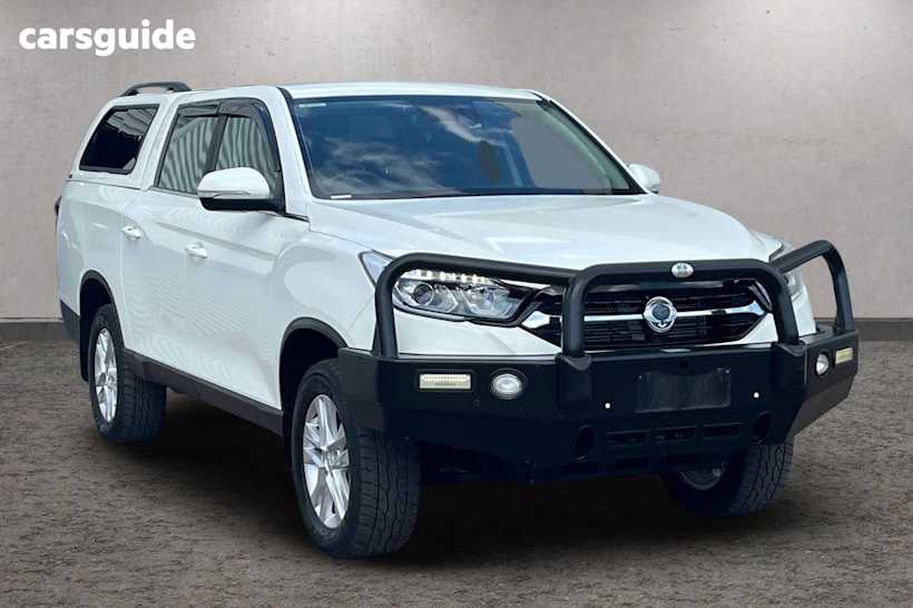 White 2020 Ssangyong Musso Ute Tray ULTIMATE 4X4