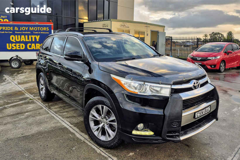 Black 2014 Toyota Kluger Wagon Gxl (4X2)