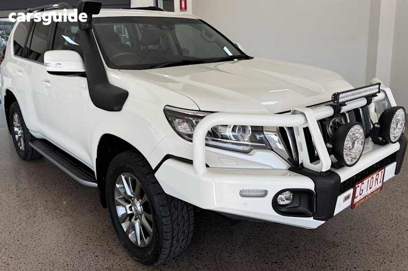 White 2019 Toyota Landcruiser Prado Wagon Kakadu (4X4)