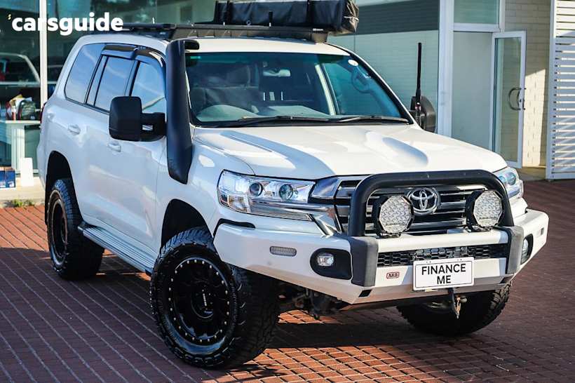 White 2021 Toyota Landcruiser Wagon Lc200 Gxl (4X4)