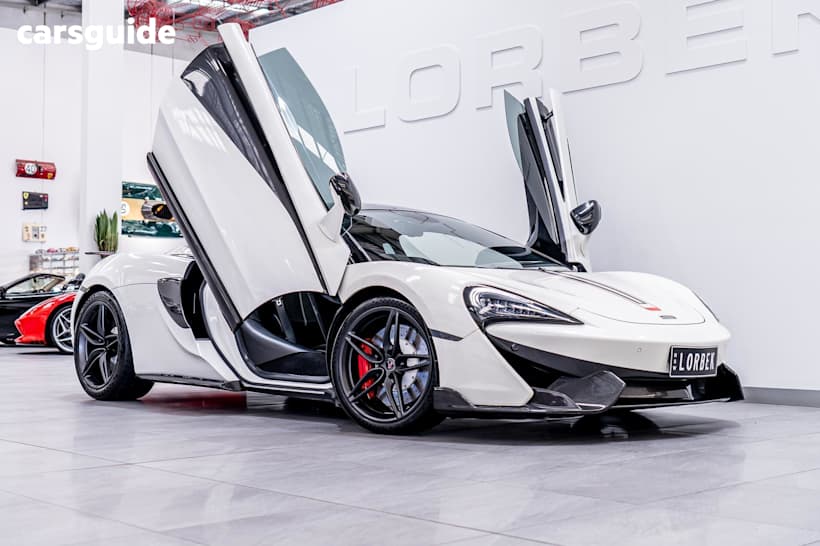 White 2017 McLaren 540C Coupe