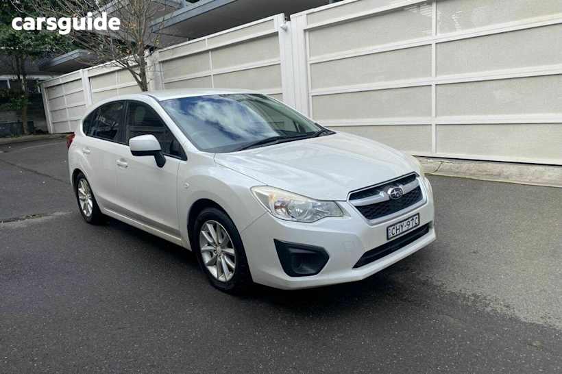White 2012 Subaru Impreza Hatch 2.0I 4WD