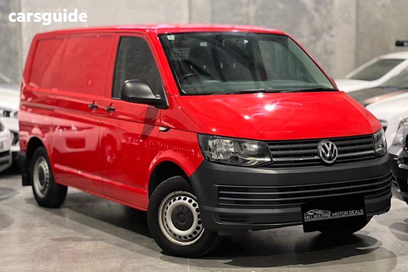 Red 2018 Volkswagen Transporter Van Tdi 340 Crewvan Lwb
