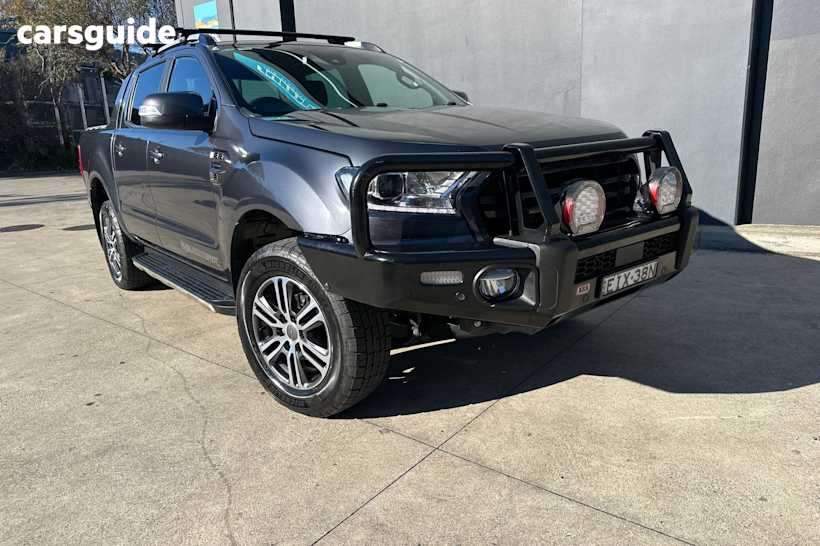Grey 2020 Ford Ranger Ute Tray WILDTRAK 4X4