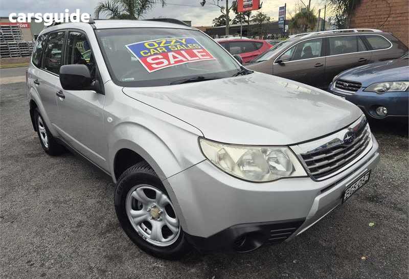 Silver 2008 Subaru Forester SUV X