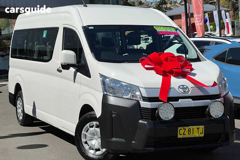 White 2020 Toyota HiAce OtherCar COMMUTER R