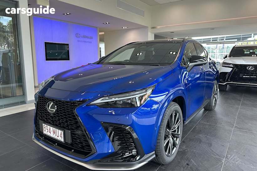 Blue 2025 Lexus NX SUV NX350 F SPORT 4X4