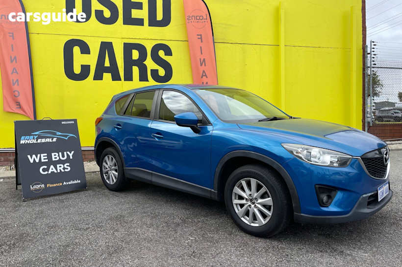 Blue 2013 Mazda CX-5 SUV MAXX SPORT 4WD