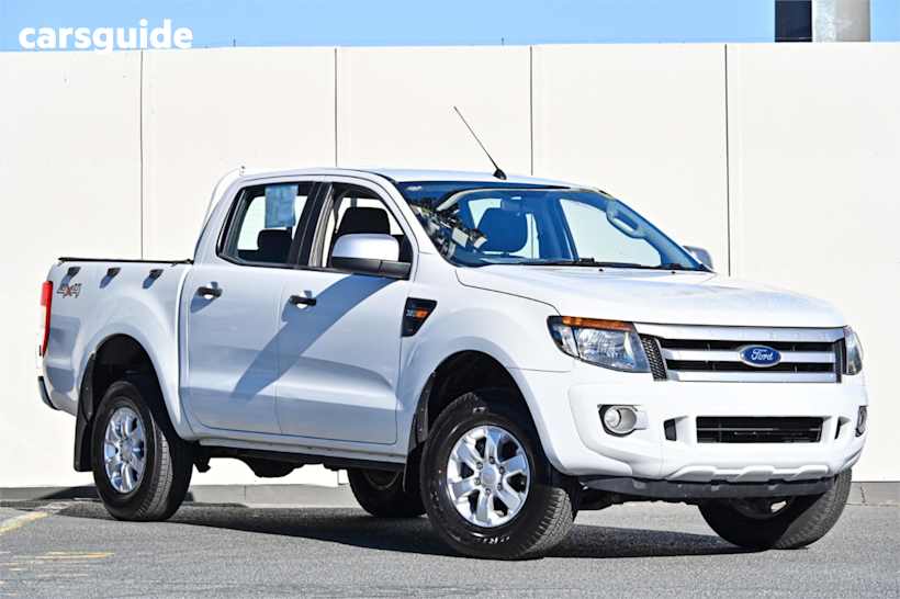 White 2014 Ford Ranger Dual Cab Utility Xls (4X4)