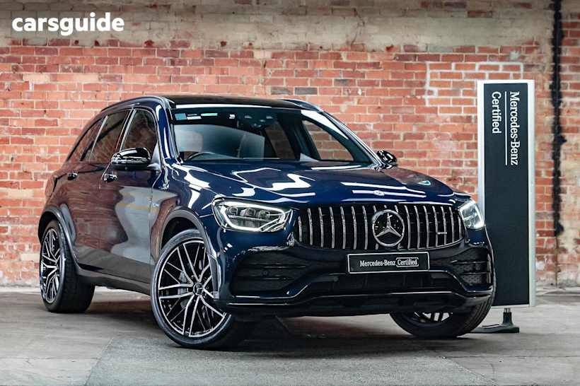 Blue 2022 Mercedes-Benz GLC43 Wagon 4Matic