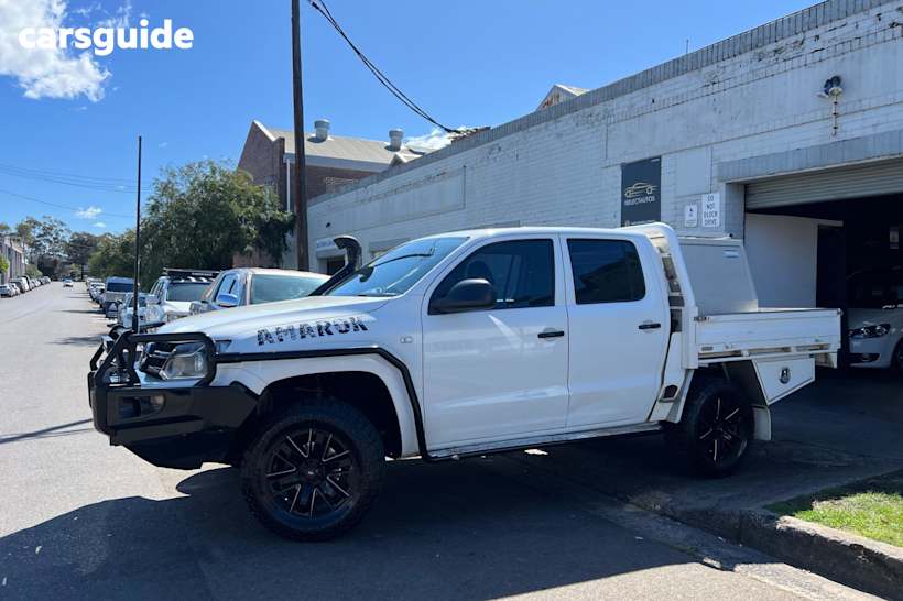 White 2016 Volkswagen Amarok Dual Cab Chassis Tdi420 Core Edition (4X4)