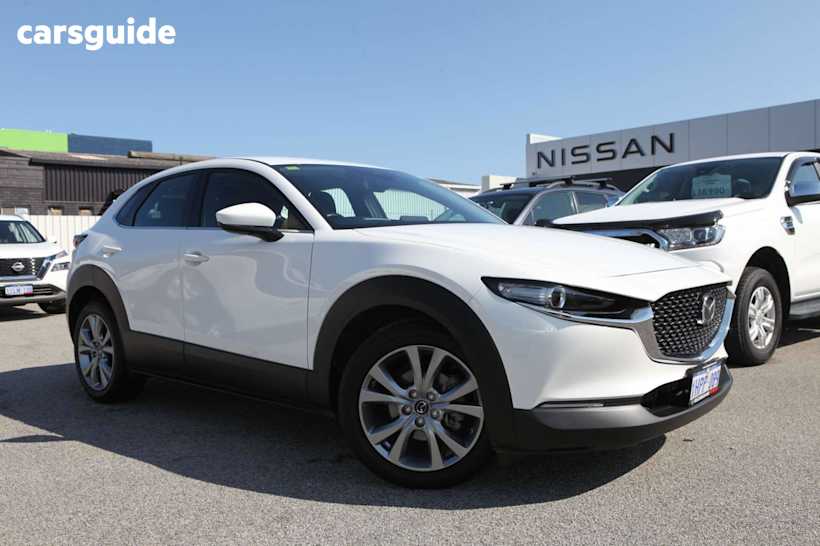 White 2022 Mazda CX-30 Wagon G20 Evolve (Fwd)
