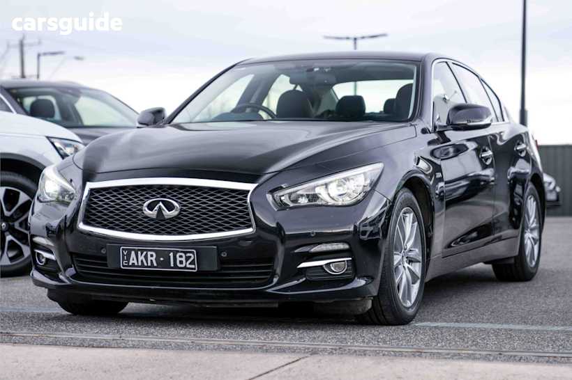 Black 2015 Infiniti Q50 Sedan 2.2D Gt