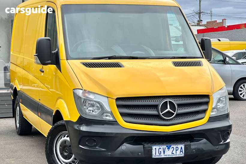 Yellow 2016 Mercedes-Benz Sprinter Commercial