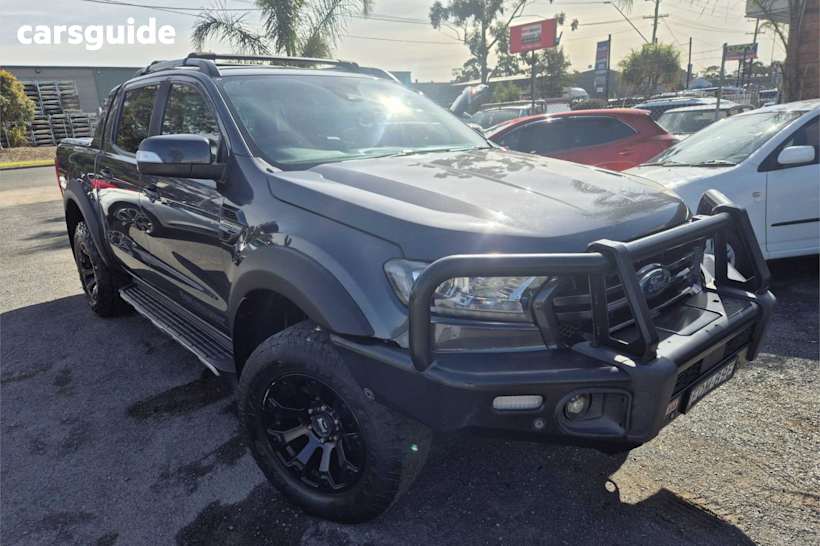 Grey 2019 Ford Ranger Double Cab Pick Up Wildtrak 2.0 (4X4)