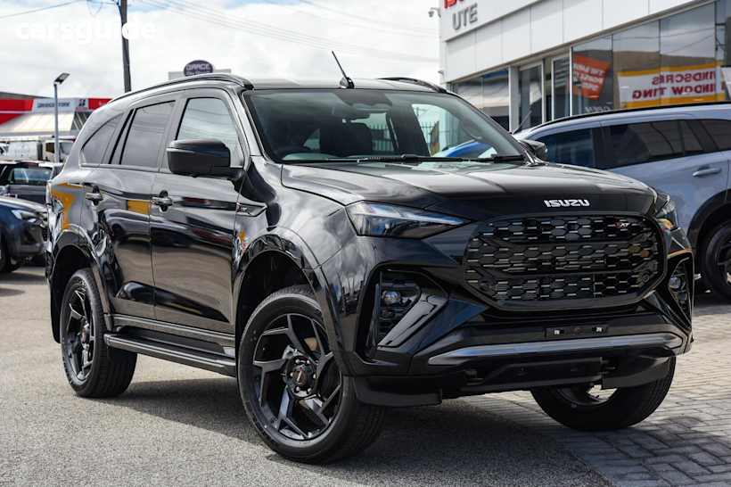 Black 2025 Isuzu MU-X SUV