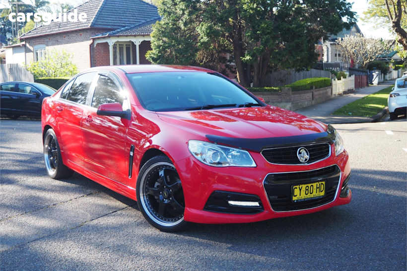 Red 2015 Holden Commodore Sedan SV6