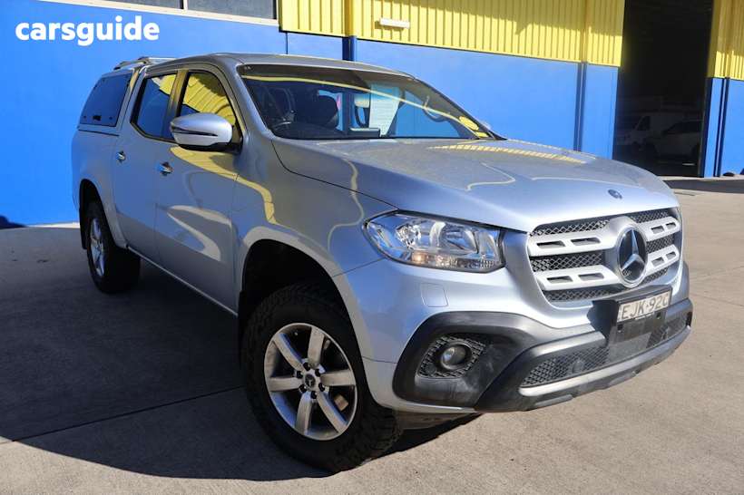 Silver 2020 Mercedes-Benz X250 Dual Cab Pick-up D Progressive (4Matic)