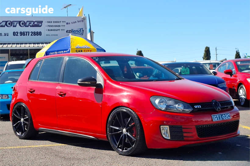 Red 2010 Volkswagen Golf Hatch GTI F