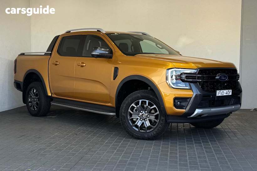 Yellow 2023 Ford Ranger Double Cab Pick Up Wildtrak 3.0 (4X4)