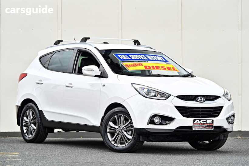 White 2013 Hyundai IX35 SUV SE 4WD