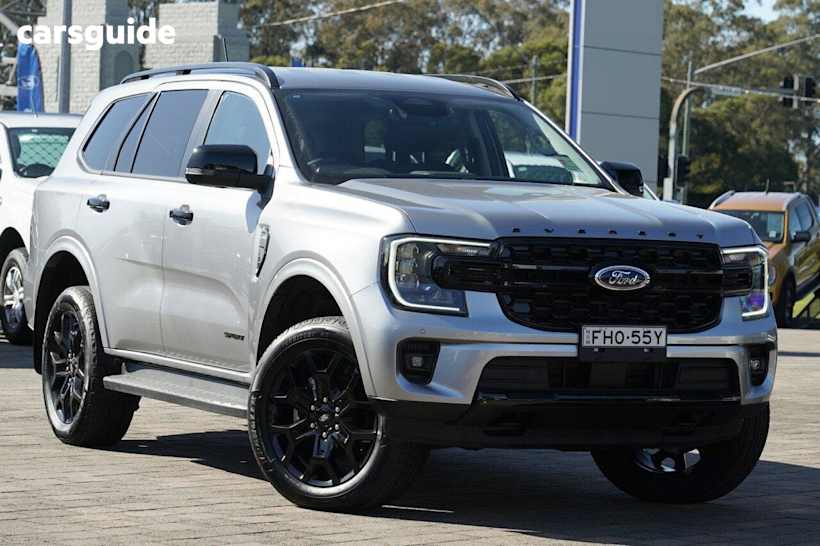 Silver 2024 Ford Everest SUV SPORT R