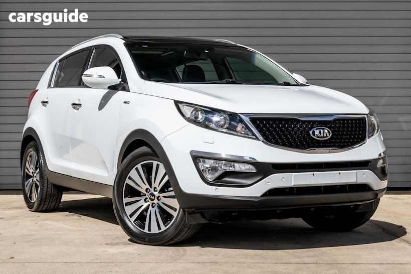 White 2015 Kia Sportage Wagon Platinum (Awd)