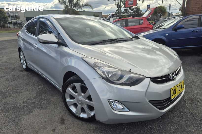 Silver 2012 Hyundai Elantra Sedan Premium