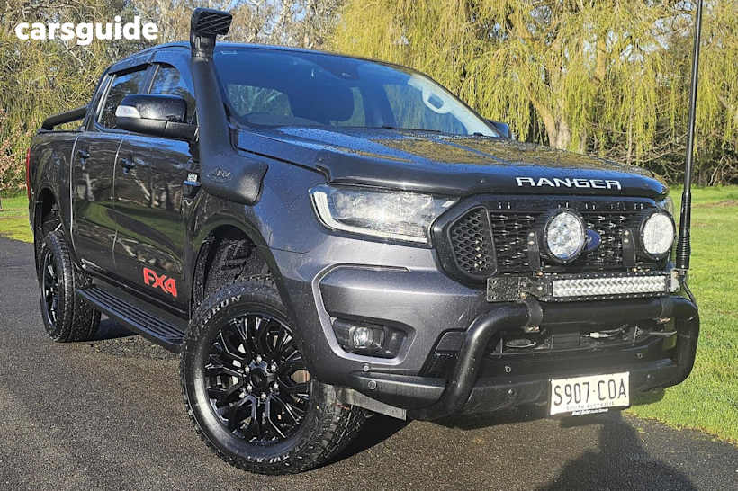 Grey 2022 Ford Ranger Ute Tray FX4 4X4