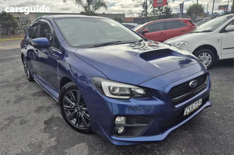 Blue 2015 Subaru WRX Sedan Premium (Awd)