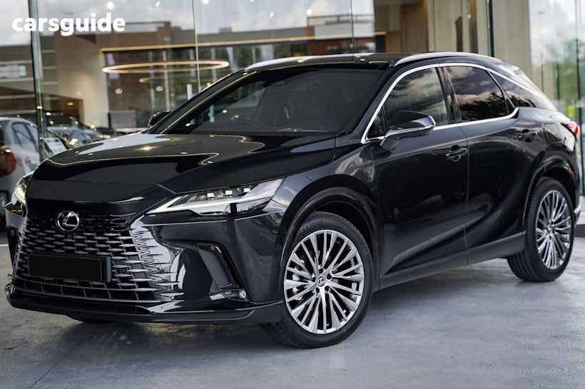 Black 2025 Lexus RX SUV RX450H+ SPORTS LUXURY 4X4