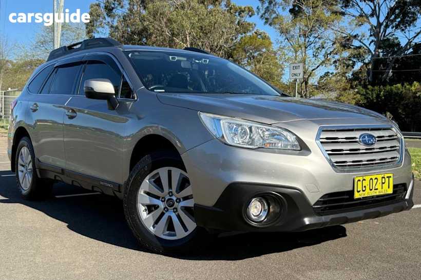 Silver 2016 Subaru Outback SUV 2.0D 4WD