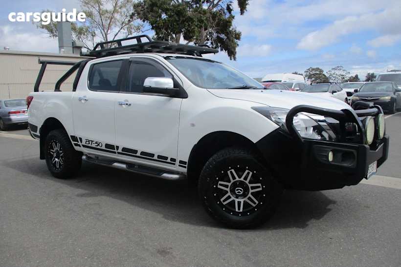 White 2017 Mazda BT-50 Ute Tray XTR 4X4