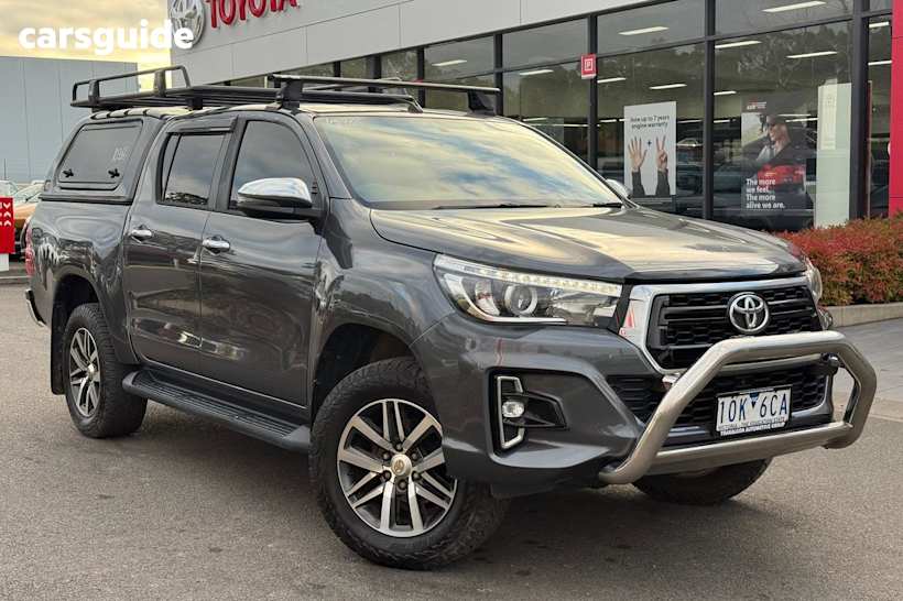 Grey 2018 Toyota Hilux Ute Tray SR5 4X4