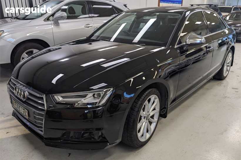 Black 2017 Audi A4 Sedan SPORT F