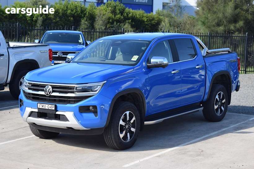 Blue 2024 Volkswagen Amarok Dual Cab Utility Style Tdi600 4Motion