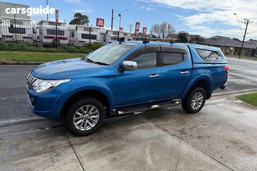 Blue 2016 Mitsubishi Triton Ute Tray GLS 4X4