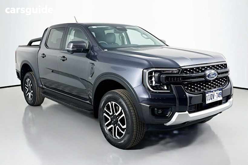 Grey 2025 Ford Ranger Double Cab Pick Up Sport 3.0 (4X4)
