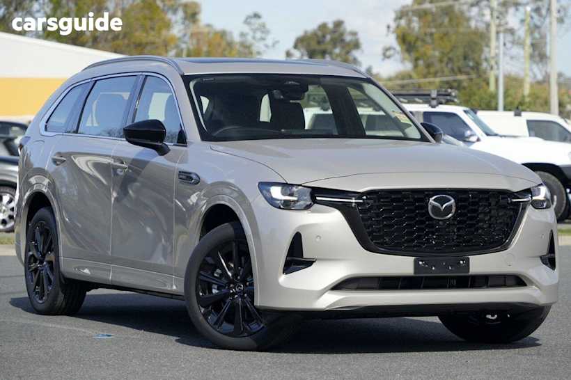 Grey 2025 Mazda CX-80 Wagon P50E Gt