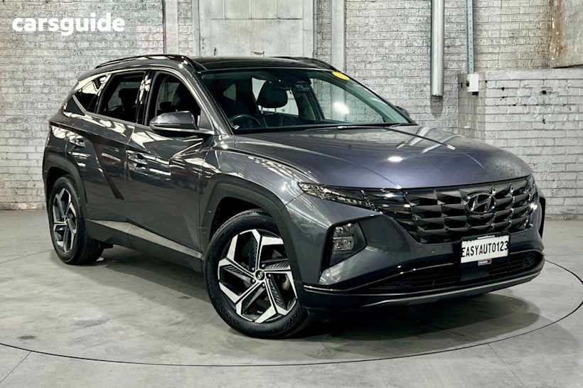 Grey 2021 Hyundai Tucson Wagon Highlander (Awd)