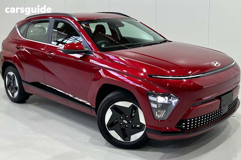 Red 2024 Hyundai Kona SUV ELECTRIC F