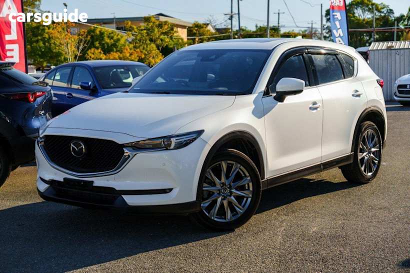 White 2021 Mazda CX-5 Wagon Akera (Awd)