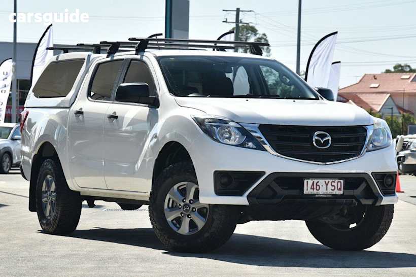 White 2018 Mazda BT-50 Dual Cab Utility Xt (4X2) (5Yr)