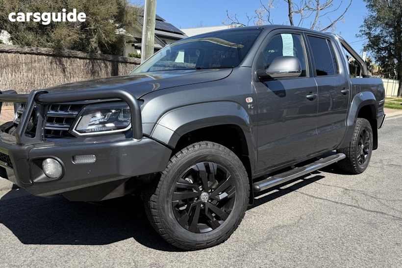 Grey 2021 Volkswagen Amarok Dual Cab Utility Tdi580 Highline 4Motion